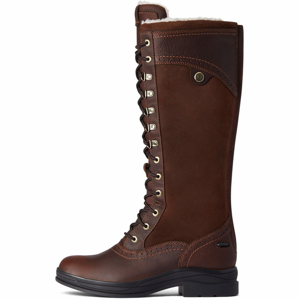 Ariat Womens Wythburn H20 Tall Country Boot 10038286 - Dark Brown